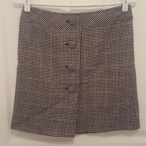 Anne Taylor houndstooth skirt petite